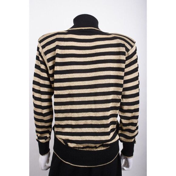 Laurette Par le chois Womens Knit Midi Skirt Cardigan Sweater 3pc M Black NWT - Picture 12 of 16